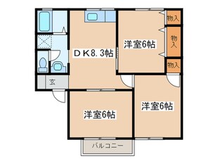 ハイツスイーダMの物件間取画像